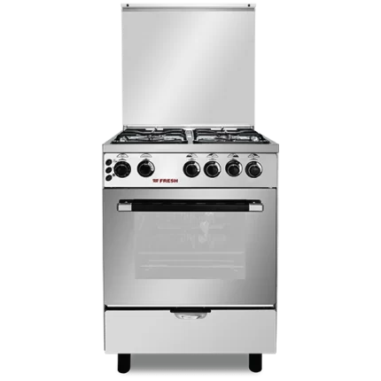 Fresh Egyptian stove, 4 burners, 60 x 60 cm  - Rainbow stainless-500004092